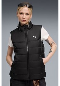 Resim Puma Essentials Padded Kadın Siyah Dik Yaka Spor Yelek 685229 01 Siyah 