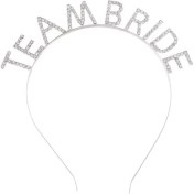 Resim Gümüş Kaplama Kristal Taşlı Team Bride Taç 