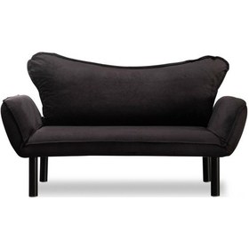 Resim Pafu Chatto İkili Kanepe Siyah 
