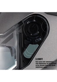 Resim Nexx Y.100 - Y.100r - Sx.100 - Sx.100r Kask Yan Vida Set Çok Renkli 