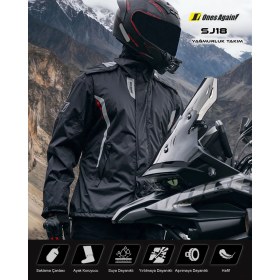 Resim YYK Ones Agaın SJ18 Black Yağmurluk Takım 