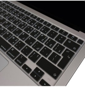 Resim Arapça Klavye Koruyucu MacBook Uyumlu Air M1 13inç Touchıd'li Air A2337 A2179 Uk Enter İle 001 