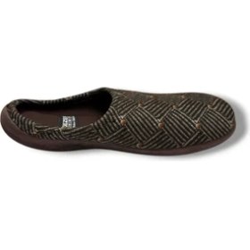 Resim Gezer 16437-26 Çizgili Kare Desenli Termal Erkek Ev Terlik 