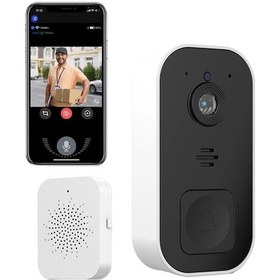 Resim Youtek Beyaz Akıllı Wifi Görüntülü Zili - Uzakdan Görüntüleme, Gece Görüşü Ve İki Yönlü Konuşma Fonksiyonu İle Ev Güvenliği Sistemi 