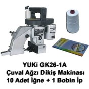 Resim GK26-1A Çuval Ağzı Dikiş Makinası + 10 Adet Iğne + 1 Bobin Ip 