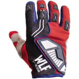 Resim Wlf Racing MX Eldiven Kırmızı - Mavi 
