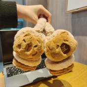 Resim Kadınlar için Karikatür Kapibara Peluş Kulaklıklar | Rahat Polyester Lif | Hafif, Elde Yıkanabilir | Soğuk Hava Konforu için Sevimli Tasarım | Öğrenciler ve Dış Aktiviteler için İdeal 