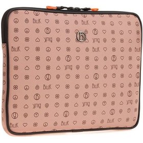 Resim Bilik Deri Monogram Pembe Unisex Laptop & Evrak Çantası Tablet Mn Pembe 