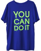 Resim TOP GLORY Youcan Baskılı Penye Boks Sporcu T-shirt 