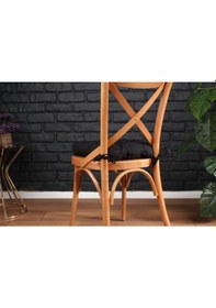 Resim Altınpamuk Altınpamuk Lüx Pofidik Siyah Sandalye Minderi Özel Lüx Dikişli Ba 