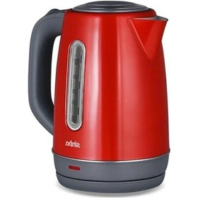 Resim Sinbo Sk-8031 Su Isıtıcı Kettle Paslanmaz Çelik, 1.8 L, Inox, Otomatik Kapanma Kırmızı Açık Gri 