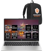 Resim HP 255 G10 Ryzen 5 7530U 32GB RAM 512GB SSD 15.6'' FHD FDOS 8A547EA & PER4 ÇANTA 