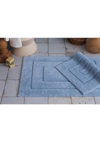 Resim Apricitas 2 Li Banyo Paspası Frame Mavı Mavi 