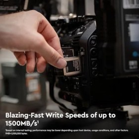 Resim Pro-Cınema Cfexpress Tip B Hafıza Kartı 640 GB (Cfexpress Teknolojisine Sahip Sinema Kameralarının Kullanımı Için, 8k Çekim, 1.700 Mb/sn'ye Kadar Okuma, 1 Metreye Kadar Düşme Direnci 