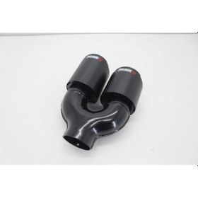 Resim Akrapoviç Çiftli Karbon Egzoz Ucu 2x90 Siyah Sol 