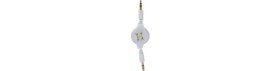 Resim Powermaster Makaralı 3.5 Mm Stereo Erkek/Erkek Kablo (Narita Nrt-118) 