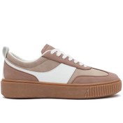Resim Derimod ACBC x Derimod Kadın Pembe Bağcıklı Süet Sneaker 25SFD435210 
