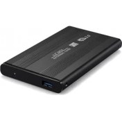 Resim CresCent USB 3.0 External 2.5 İnç Sata Harici Harddisk Kutusu Deri Kılıflı 