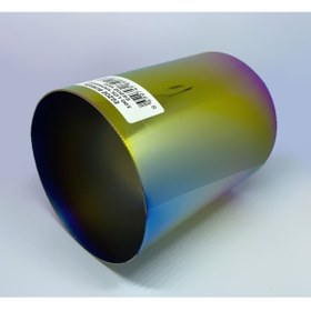 Resim 100lük Bukelamun Çok Renkli Egzoz Ucu 100mm Varex Kafası Eksoz Kafası Ekzoz Başlığı 10cm 