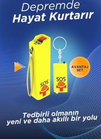 Resim SOS Power ve SOS Anahtarlık - Deprem'de hayat kurtaran Çok fonksiyonlu ürün Ses O Ses 