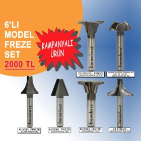 Resim Brk 6'lı Model Freze Set 