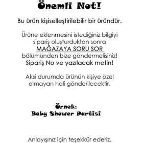 Resim 30 Adet Kişiye Özel 7x5 Cm Mavi Hoşgeldin Bebek Baskılı Mat Etiket Sticker - Dörtgen Yasin Etiketi 