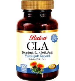 Resim Balen Cla Konjuge Linoleik Asit Yumuşak 100 Kapsül 1380 MG 