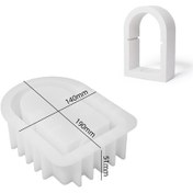 Resim Kare Altıgen Kemer Mumluk Tütsü Brülörü Dıy Silikon Kalıp-b Diğer 