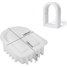 Resim Kare Altıgen Kemer Mumluk Tütsü Brülörü Dıy Silikon Kalıp-b Diğer 