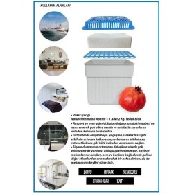 Resim Saban 2 Kg. Dikdörtgen Nem Alıcı Aparat Kırmızı Meyva ( 2 Kg. Blok ) 