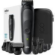 Resim Braun MGK 7020 100. Yıl Özel Max Serisi Erkek Bakım Kiti AutoSense Kablosuz Islak&Kuru 8 Ek Ataçmanlı+Özel Tasarım Seyahat Çantası 