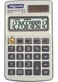 Resim Bigpoint BP515 Cep Tipi 12 Hane Hesap Makinesi 