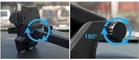 Resim Teknosepetim Pra-1125870 Araç Oto 360 Derece Ayarlanabilir Araba Içi Telefon Akrobat Tutucu, No Color 