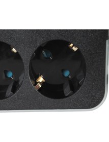 Resim Ars 3 USB 1 Type C Girişli Akım Korumalı 2 Metre 3'lü Kare Priz 