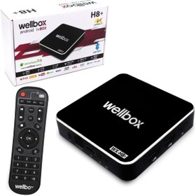 Resim wellbox Android Tv Box 4k Netflix Wifi Bluetooth Ethernet Sd 4gb Ram 64gb Hafıza Wx-h8+ 