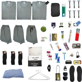 Resim 3'lü Full Havacı Bedelli Asker Seti - Bot Vatkası - Havacı Asker Tişörtü - 52 Parça Askeri Ürün Çok Renkli 