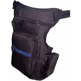 Resim Mavi Yamaha Logolu Motosiklet Bacak Çantası 