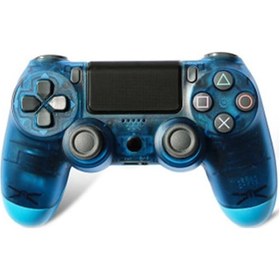 Resim Yaleker Ps4 Kablolu Oyun Kumandası - Titreşimli, Şeffaf Mavi, Pc Uyumlu, Ergonomik Tasarım 