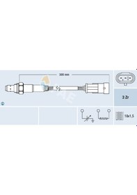 Resim Renault Oksıjen Sensörü R19 Clio I Kangoo 97 Clio Iı 98 Laguna I 96 E7j 1.4 1.6 16v - Fae 77121 