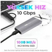 Resim Vıt Taşınabilir Disk Usb 3.1 Gen 2 10gbps Metal Kasa Vdk01 