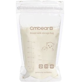 Resim Shineyee "60 Adet 220ml Kapasiteli Çift Fermuarlı Sızdırmaz Anne Sütü Saklama Poşeti" 