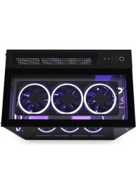Resim Nzxt H Series H9 Elite Edition CM-H91EB-01 Temperli Cam Siyah Mid Tower Gaming (Oyuncu) Kasa 