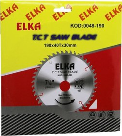 Resim Elka 0048-190 190 X 40t X 30mm Ağaç Sunta Kesici Disk 4764 
