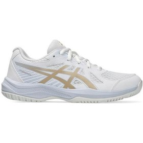 Resim Asics 1074a045-103 Upcourt 6 Gs Çocuk Voleybol Ayakkabısı Beyaz 