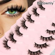 Resim 7 Çift Takma Kirpik, Yarım Göz, Kalın, Kıvrık, Kabarık, 3D, Uç Uzatmalı, 5-15mm Uzunluk, Kolay Kullanım, Parti ve Günlük Kullanıma Uygun 