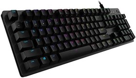Resim Logitech G 512 Mekanik Oyun Klavyesi,RGB Lightsync Arkadan Aydınlatmalı Tuşlar,GX Kahverengi Dokunsal Anahtar Anahtarları,Fırçalanmış Alüminyum Kasa,Özelleştirilebilir F Tuşları,USB Geçişi - Siyah 