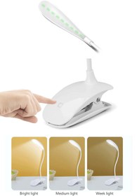 Resim AfterTimes LED Masa Işığı USB Yatak Kitap Okuma Lambası Dokunmatik 3 Mod Gece Lambası 