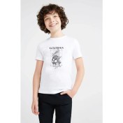 Resim Qivi Skull Kurukafa Metal Music Baskılı Unisex Çocuk Beyaz Tshirt 