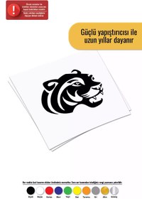 Resim Genel Markalar Kaplan Kafası Sticker Oto Motor Laptop Duvar Folyo Sticker 40 X 40 Cm 