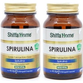 Resim Shiffa Home Spirulina Kapsül 720 Mg 60 Kapsül 2 Kutu 